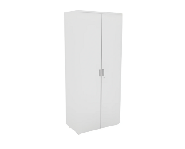Luxus weißer Büroschrank Stilvoll Holzmöbel Stauraum Modern Schrank