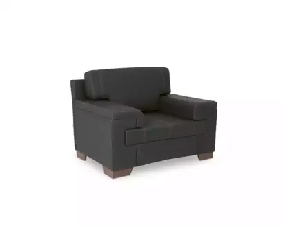 Sessel Textil Stoff Büromöbel Schwarz Polstersessel Arbeitzimmer Neu Office