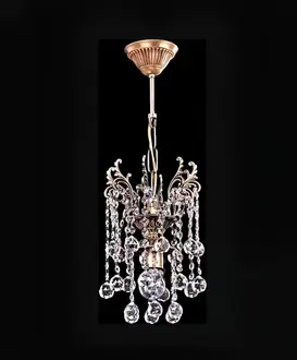 Deckenleuchter Luxus Kronleuchter Deckenlampe Lüster Gold Kristall