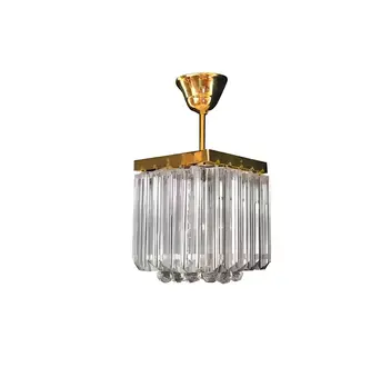 Deckenlampe Deckenleuchter Luxus Gold Kronleuchter Lüster Kristall Art