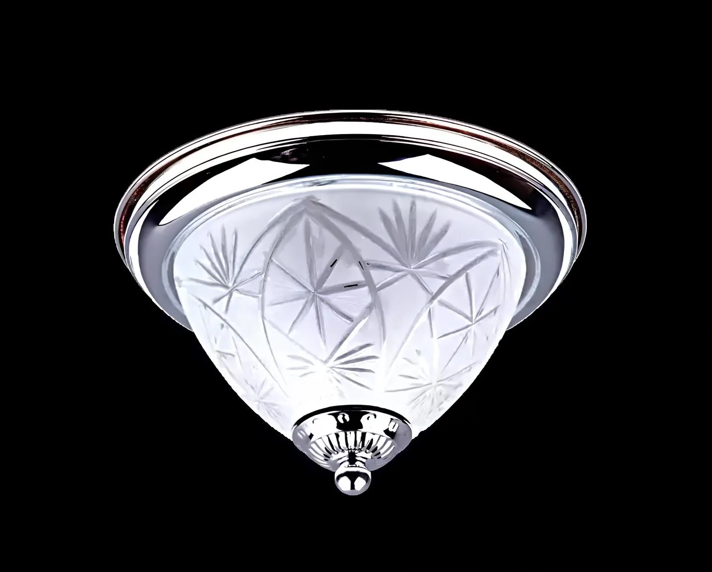 Lampen Lüster Deckenleuchter Kronleuchter Deckenlampe Silber Glas Neu