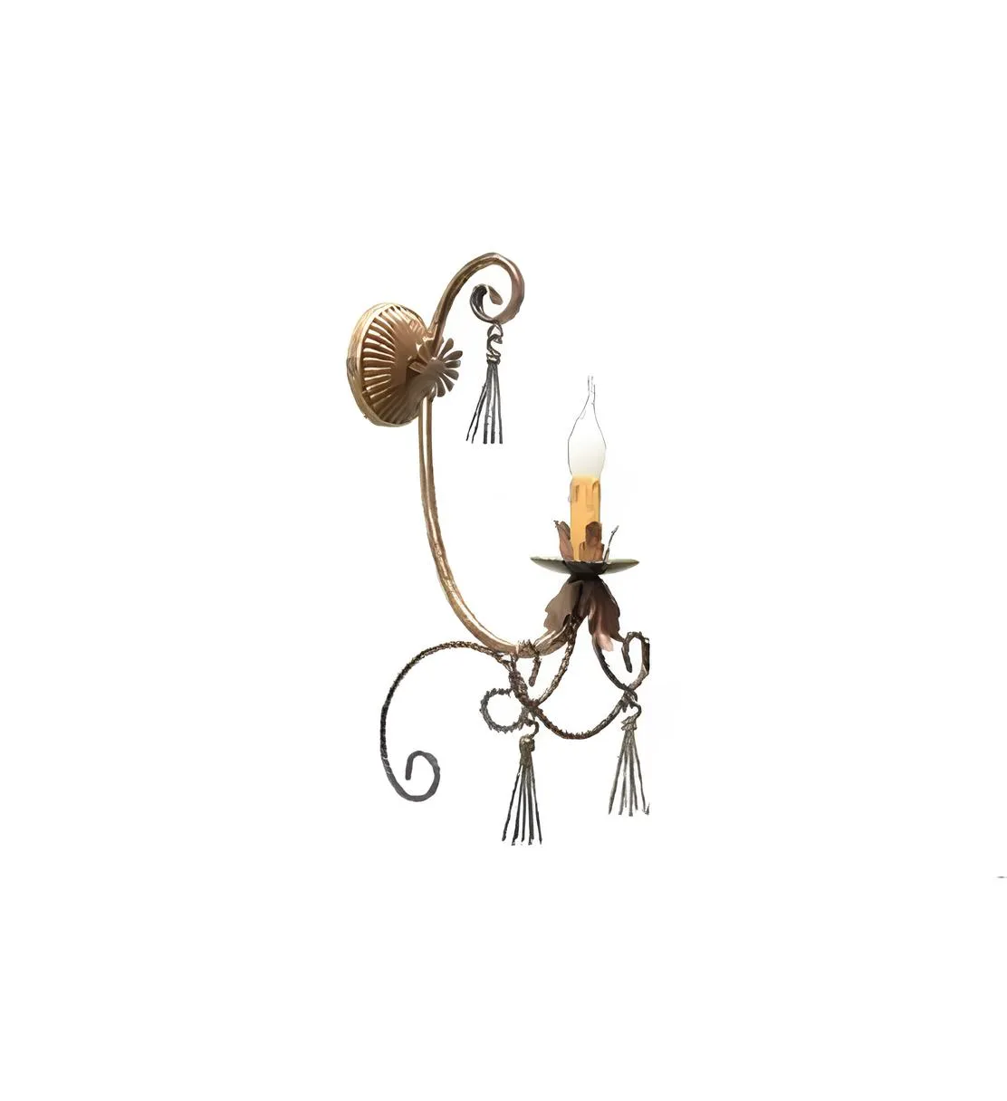 Wandleuchte Lüster Wandlampe Wandleuchten Wand Lampen Beige Luxus Neu