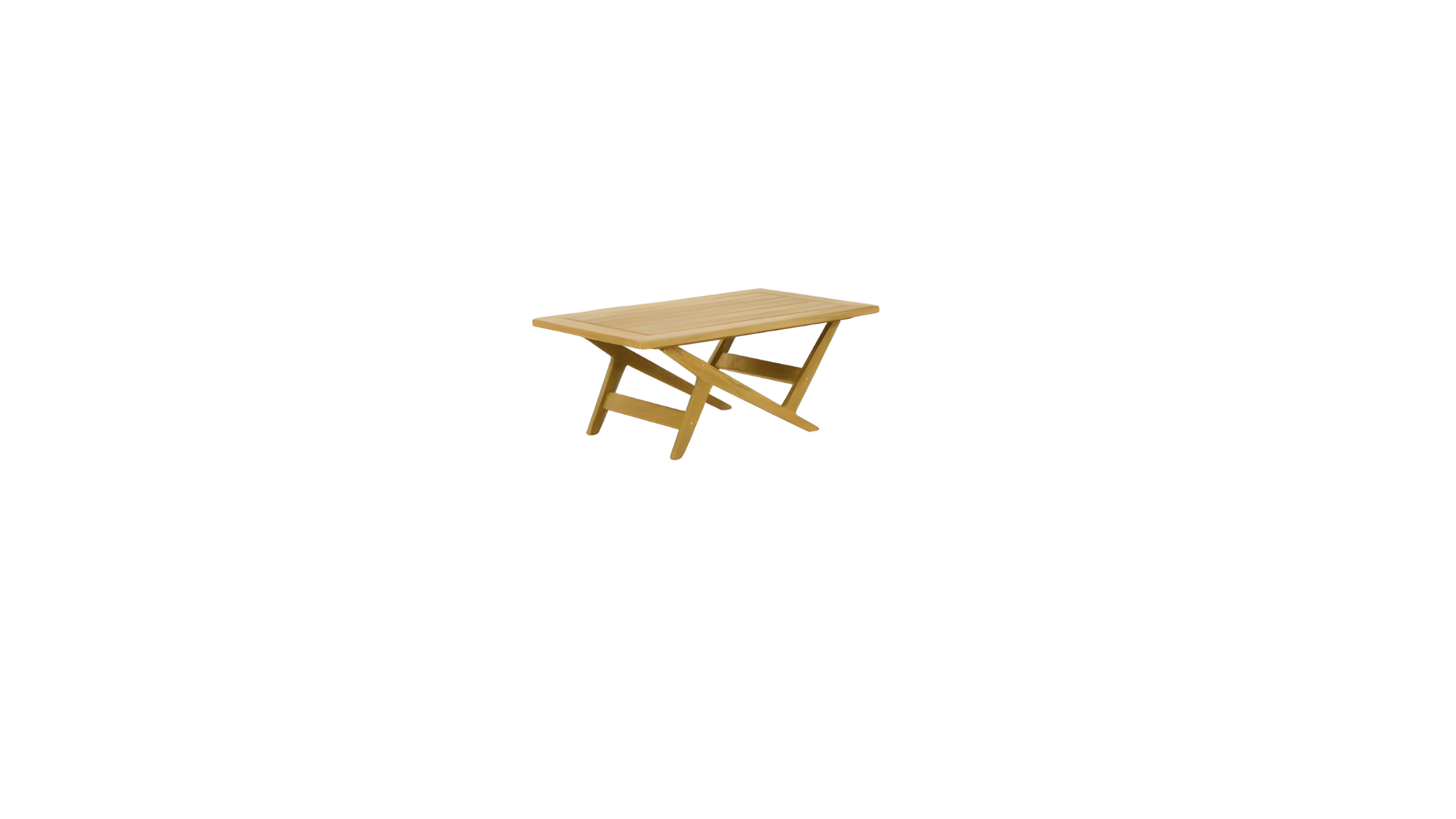 Moderner Holztisch Designer Terrassenmöbel Robuster Outdoor Kaffeetisch