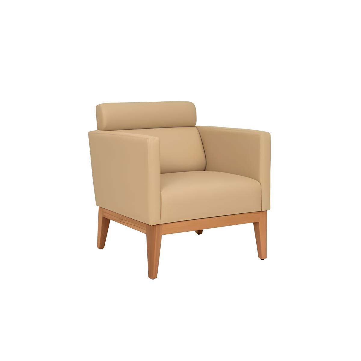 Beiger Clubsessel Relax 1-Sitzer Designer Sessel Wohnzimmer Sitzer Neu