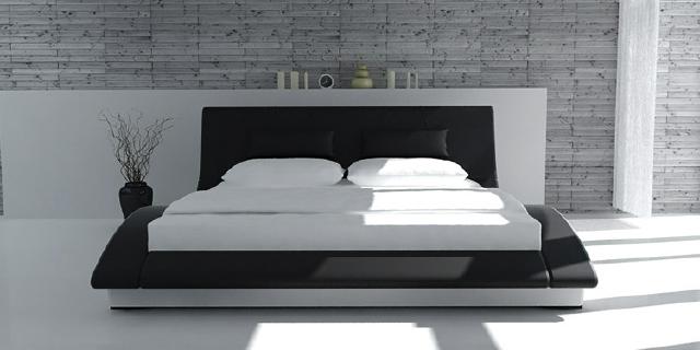 LEDER POLSTERBETT 140 160 180x200cm DESIGN Doppel Bett Betten Ehe Leder Polster