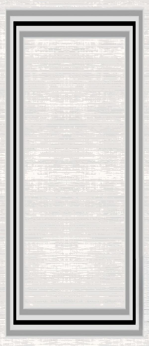 Teppich Bodenteppich Kurzflor Bordüre Ornament Grau Schwarz Flur Foyer Teppiche