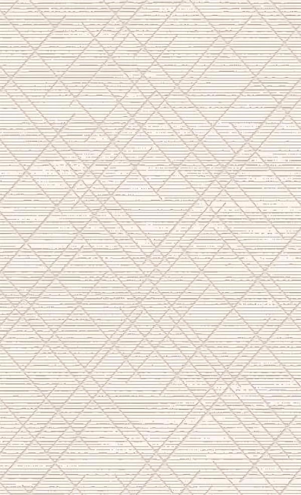Wohnzimmerteppich Teppich Kurzflor Beige Linien Unifarben Einfarbig Teppiche
