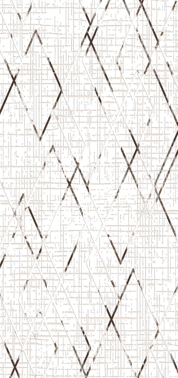 Weiß Teppich Abstraktes Geometrisches Muster Kurzflor Silber Linien Teppiche