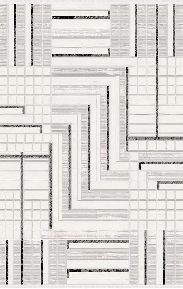 Design Orientte Teppiche Abstrakt Teppich Schwarz Wohnzimmer 160x230cm