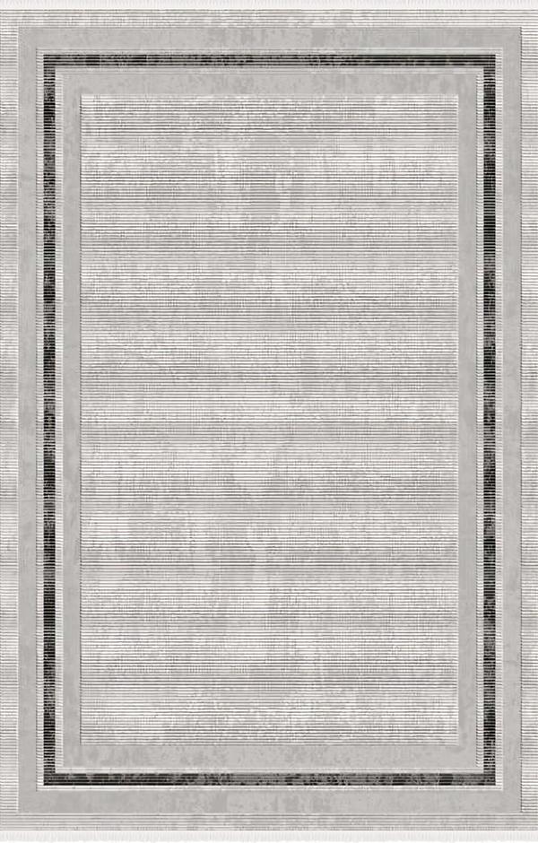 Design Orientte Teppiche Abstrakt Teppich Wohnzimmer Grau 160x230cm