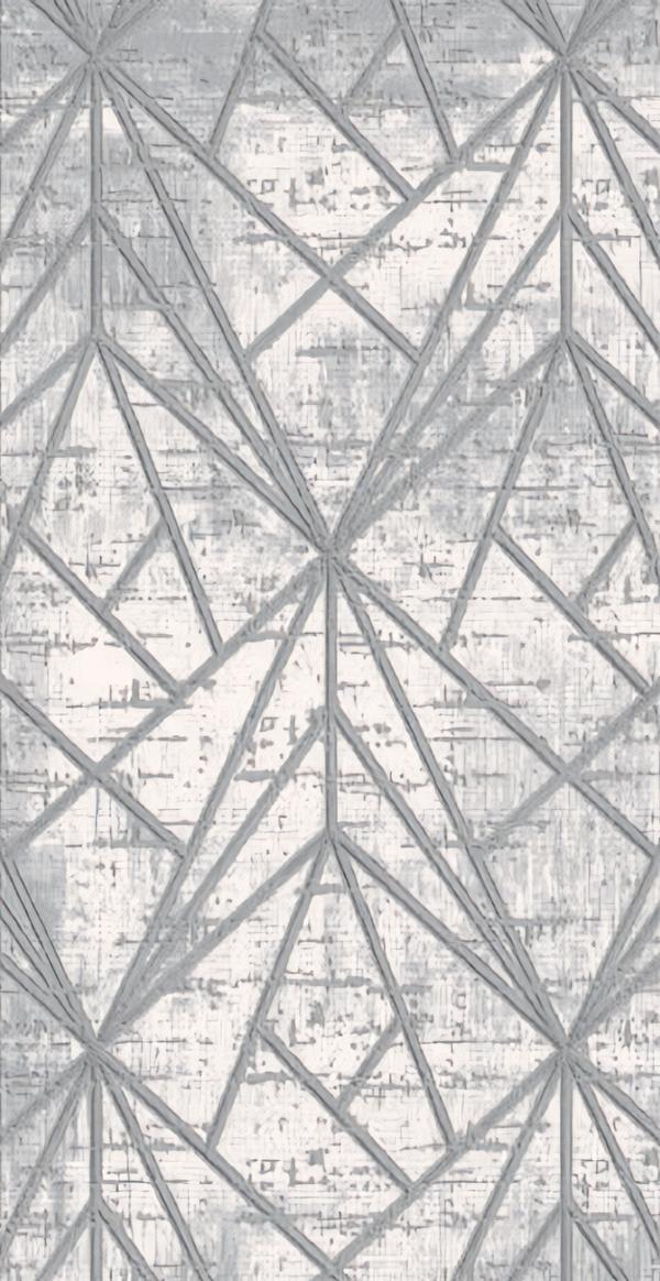 Teppich Kurz Flor Geometrisches Abstrakt Linien Muster Grau Wohnzimmer Teppiche