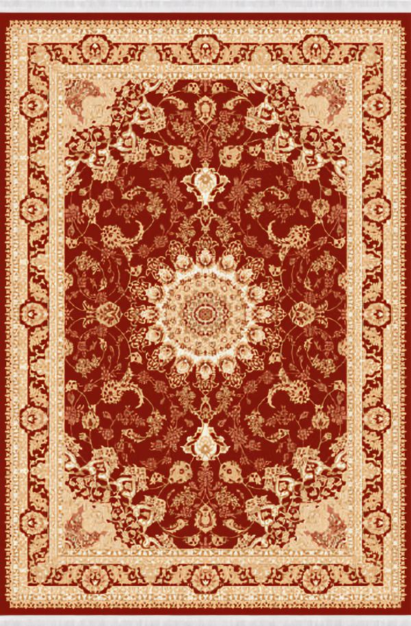 Teppich Orientalisch Vintage Kurzflor Burgundy Rot Wohnzimmerteppich 150x233cm