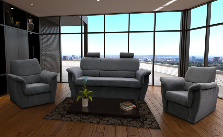 SOFAGARNITUR 3+1+1 SITZER BETTFUNKTION BETTKASTEN POLSTERGARNITUR SOFA COUCH NEU