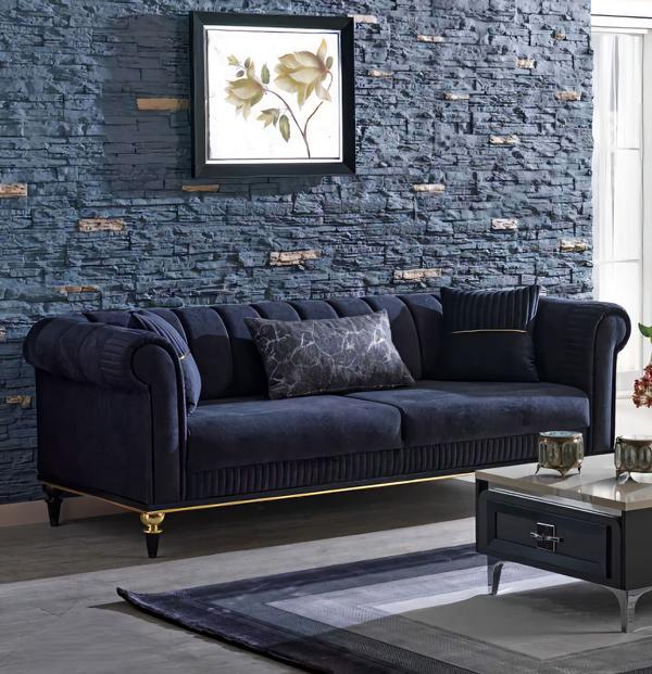 Dreisitzer Sofa Couch Modern Polstermöbel Wohnzimmer Design Sofa 3 Sitzer