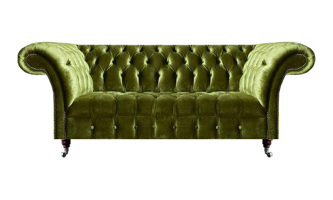Chesterfield Grün Wohnzimmer Möbel Sofa Dreisitzer Couch Polstermöbel