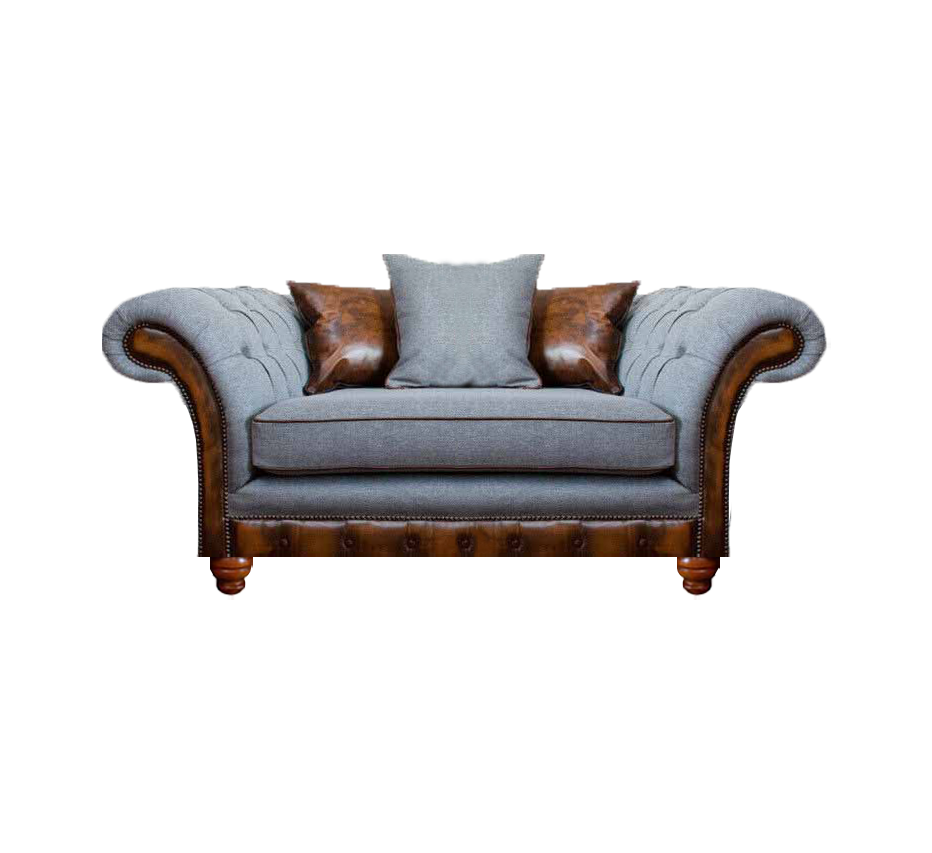 Wohnzimmer Grau Sessel Moderne Chesterfield Polstersitz Chesterfield