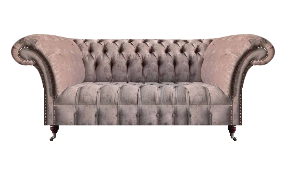 Wohnzimmer Chesterfield Sofa Dreisitzer Couch Grau Luxuriöse Moderne Möbel