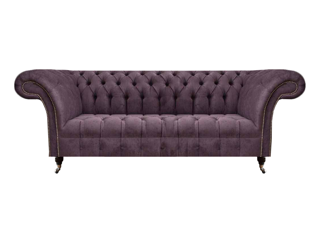 Eleganter Chesterfield Dreisitzer Moderne 3-Sitzer Wohnzimmer Sofas