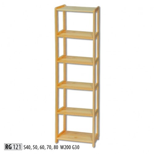 Lagerregal Regal Bücherregal Wandregal Handarbeit Vollholz Möbel