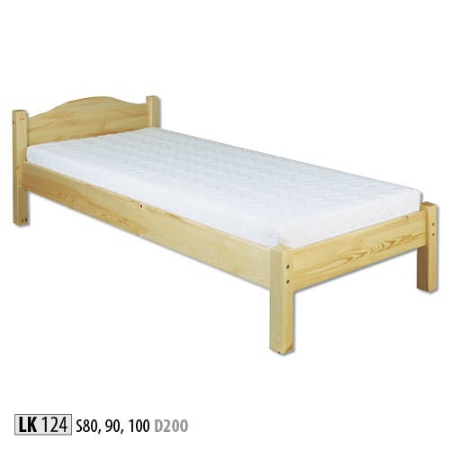 Bett Massivholz 100x200 Einzelbett Kiefer massiv Jugendbett Vollholzbett Neu