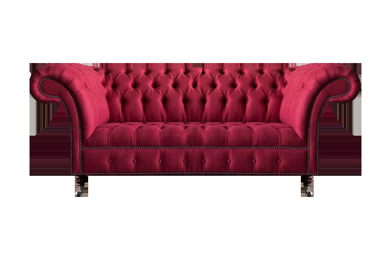Wohnzimmer Rosa Designer Zweisitzer Chesterfield Sitzmöbel 2-Sitzer