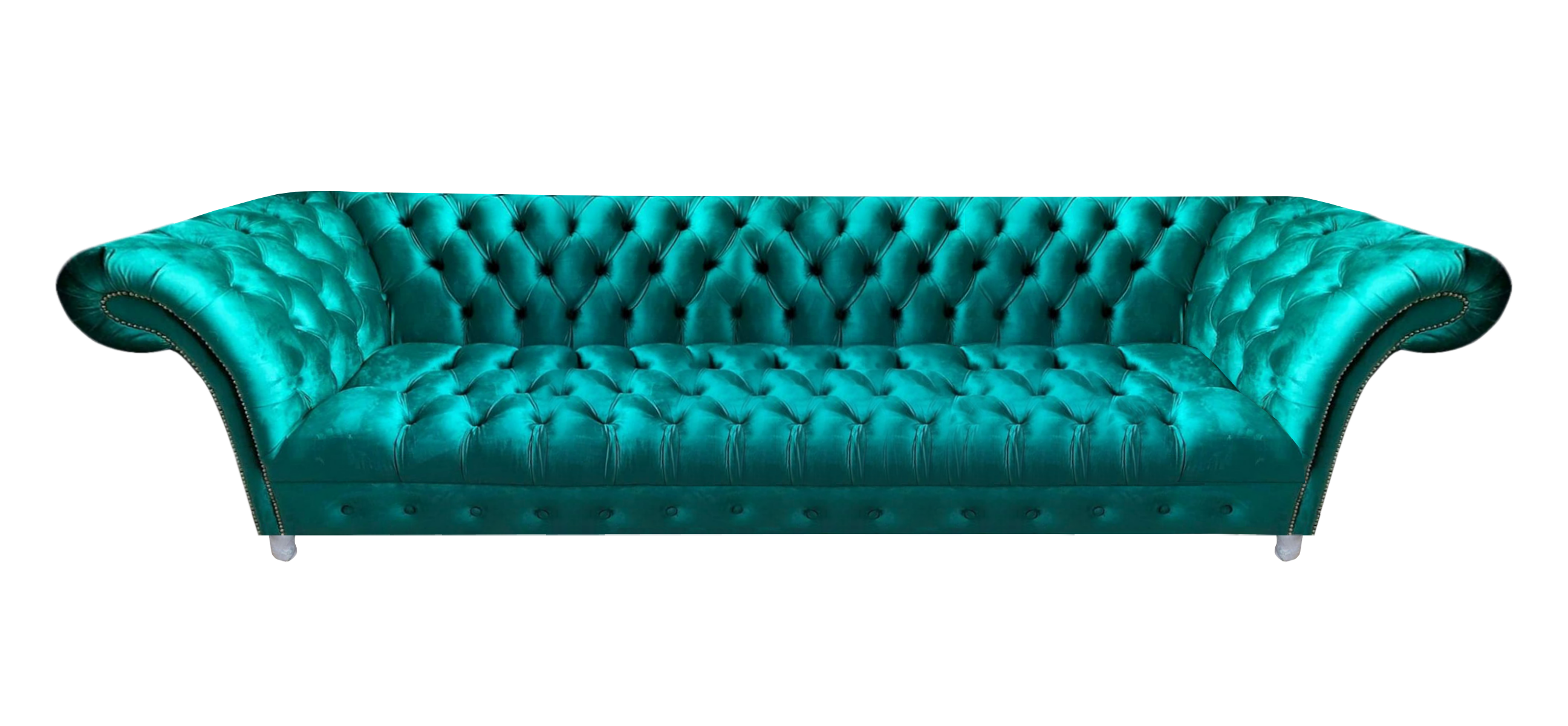 Wohnzimmer Chesterfield Textil Sofa Viersitzer Sitzmöbel Neu Couch Einrichtung