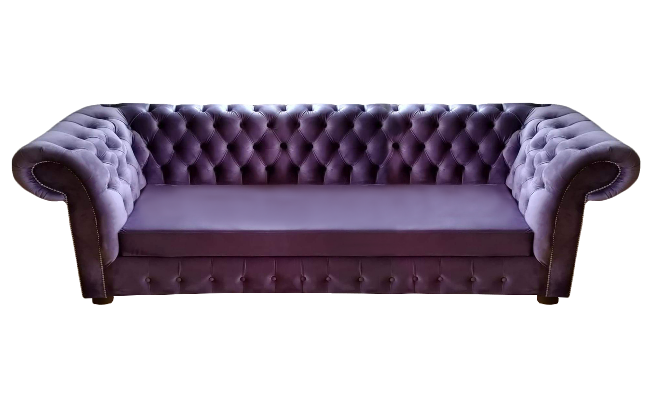 Sofa Dreisitze Couch Chesterfield Lila Polstermöbel Wohnzimmer Einrichtung