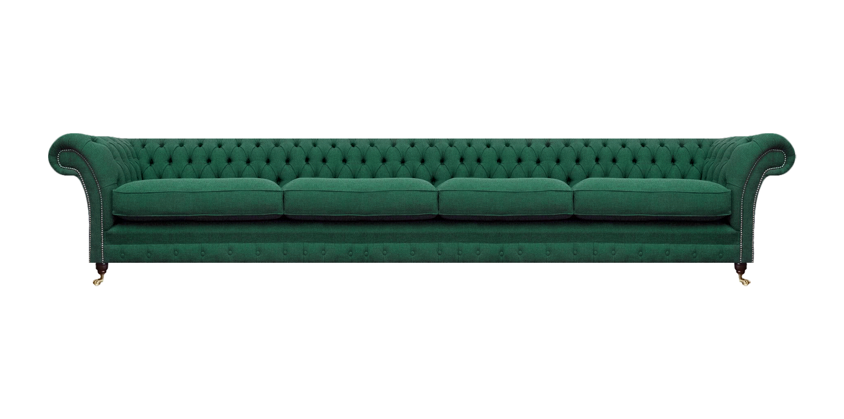 Luxus Sofa Viersitzer Couch Grün Chesterfield Wohnzimmer Möbel Einrichtung