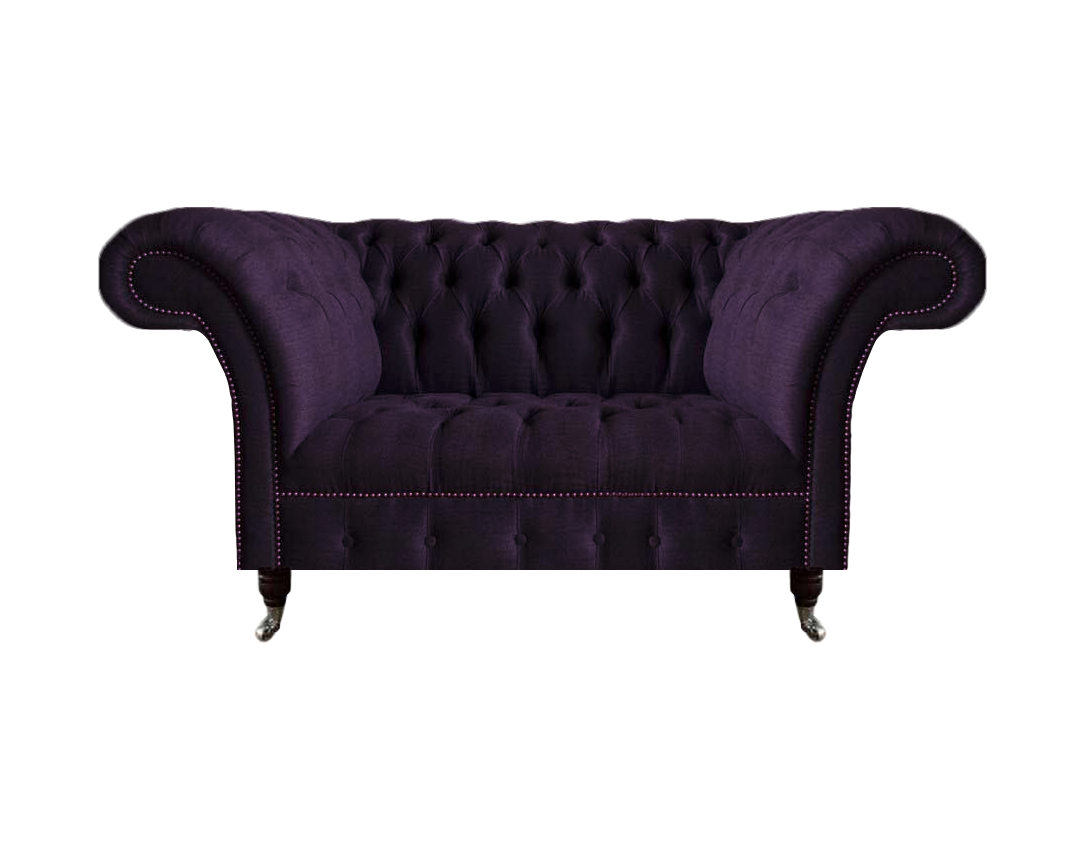 Polstermöbel Sofa Zweisitzer Couch Einrichtung Wohnzimmer Designer Chesterfield
