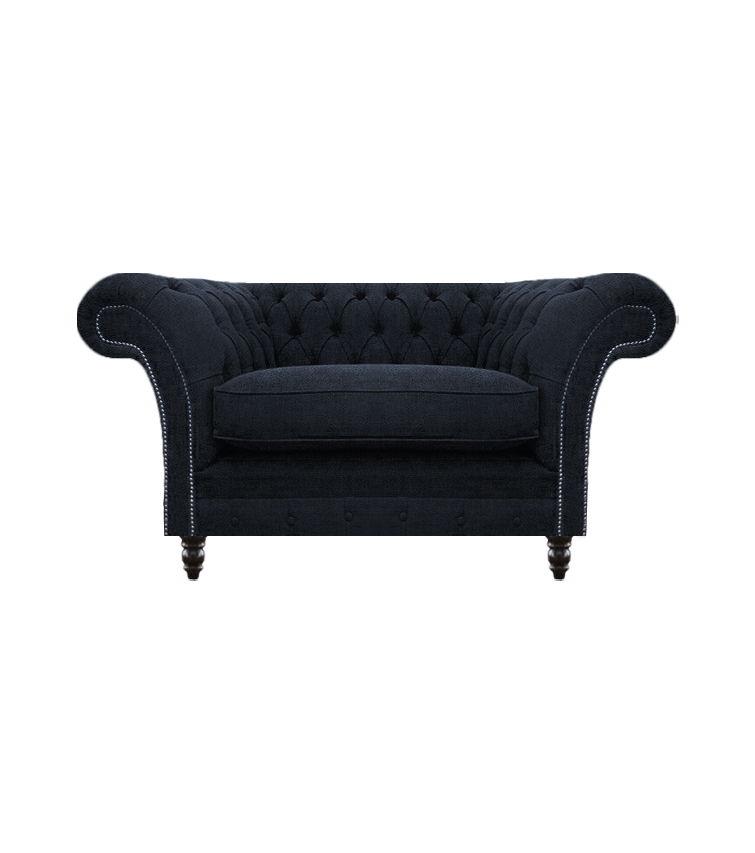 Wohnzimmer Blau Designer Sessel Chesterfield Polstersessel Einrichtung