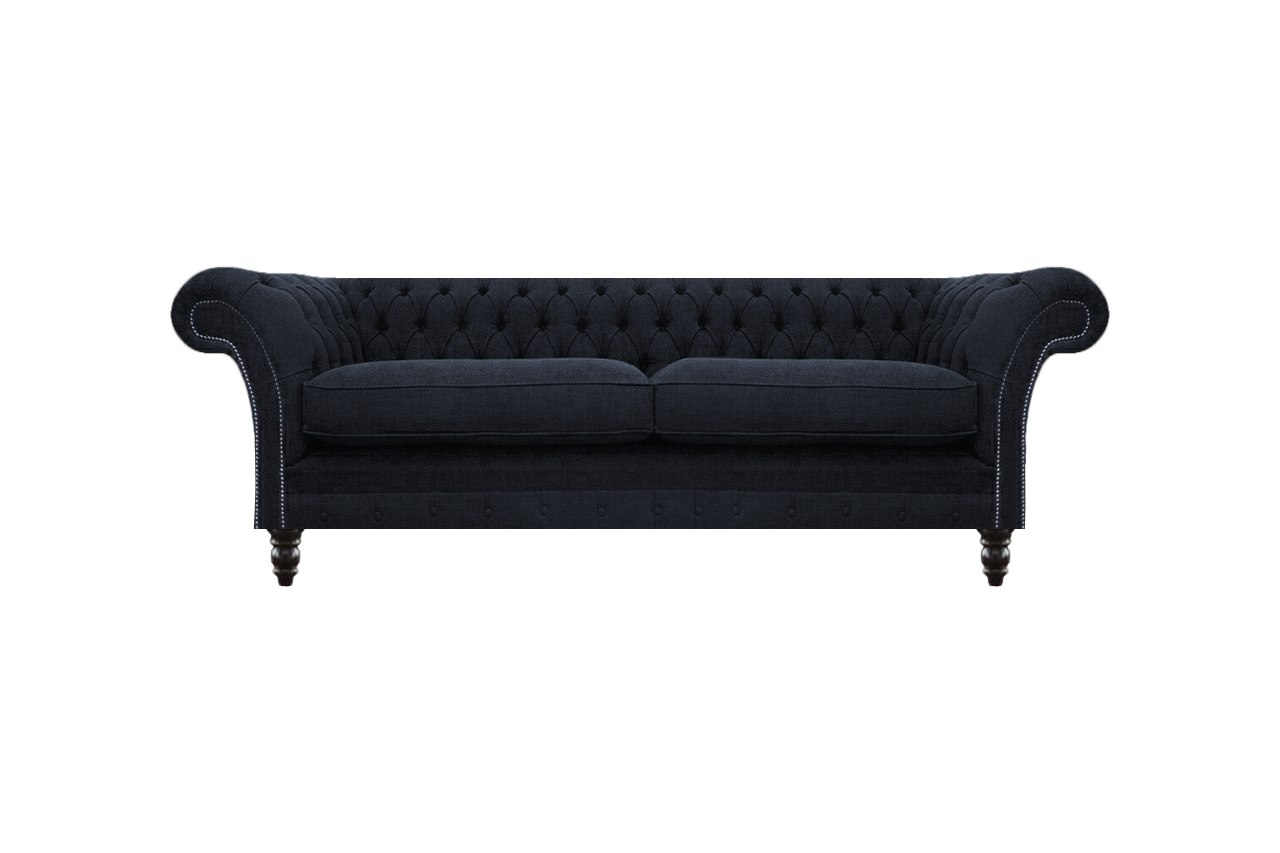 Designer Sofa Zweisitzer Couch Textil Moderne Chesterfield Einrichtung Neu