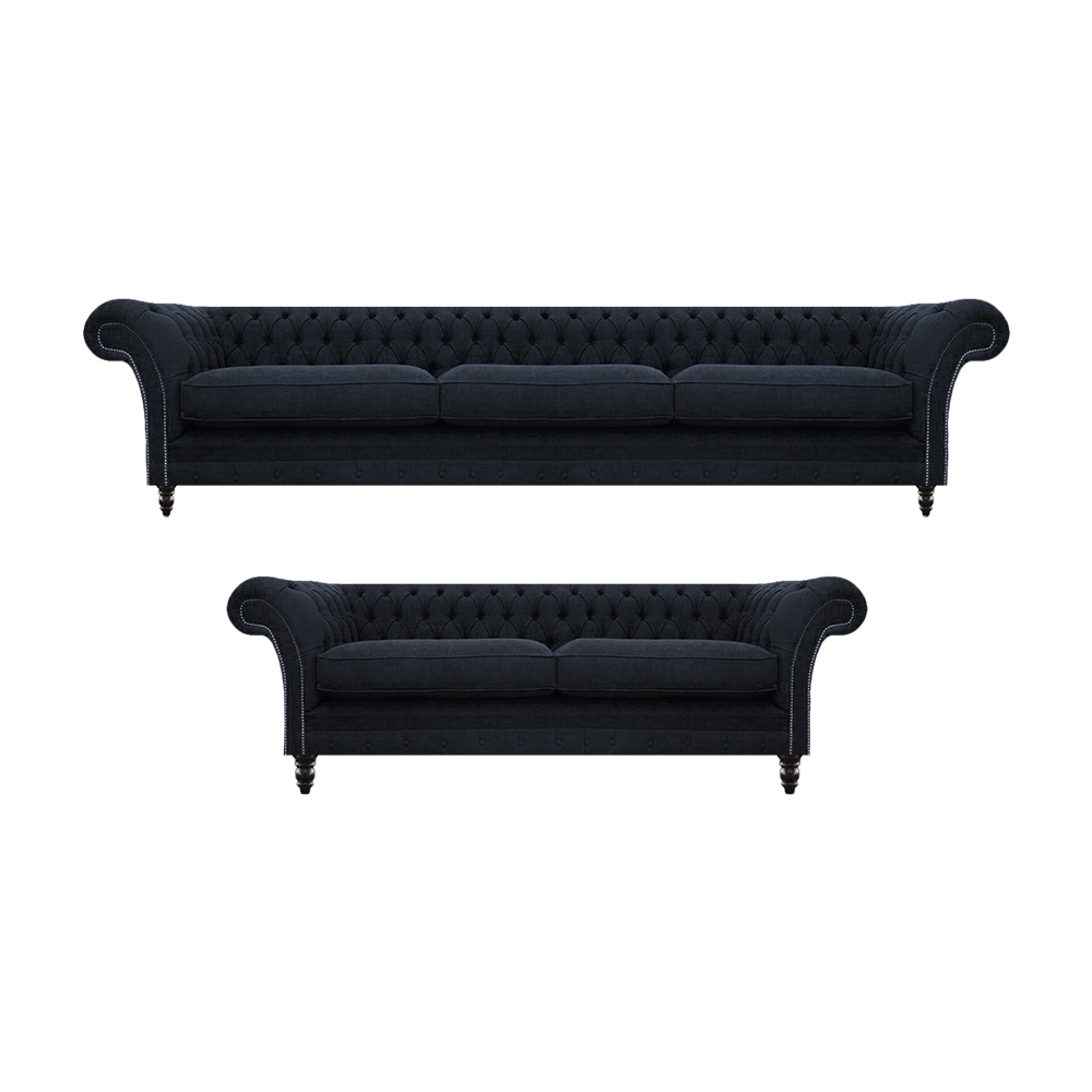 Chesterfield Sofas Chesterfield Sofa Dreisitze mit Zweisitzer Couch Wohnzimmer