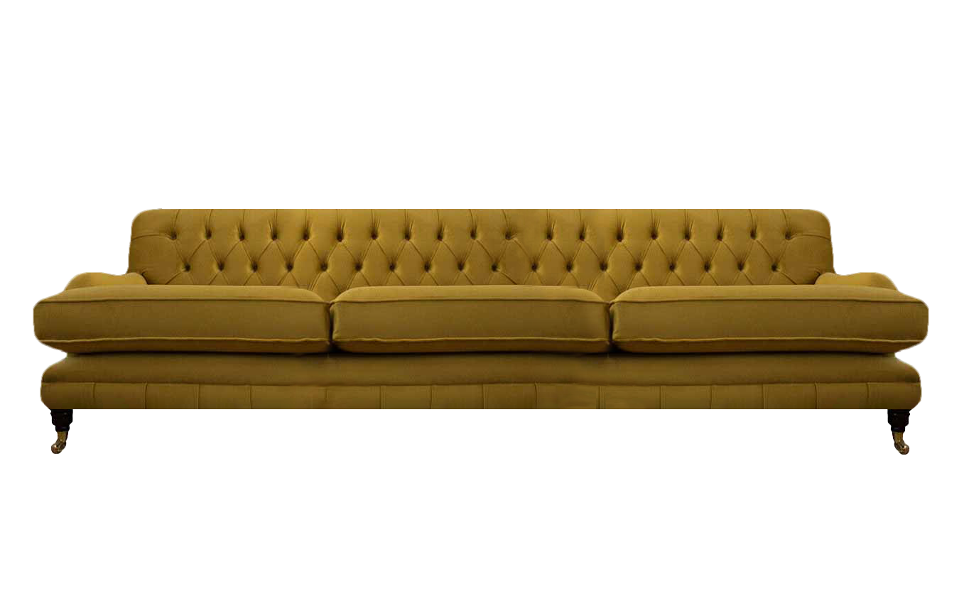 Sofa Dreisitze Couch Polstermöbel Wohnzimmer Stoff Einrichtung Chesterfield