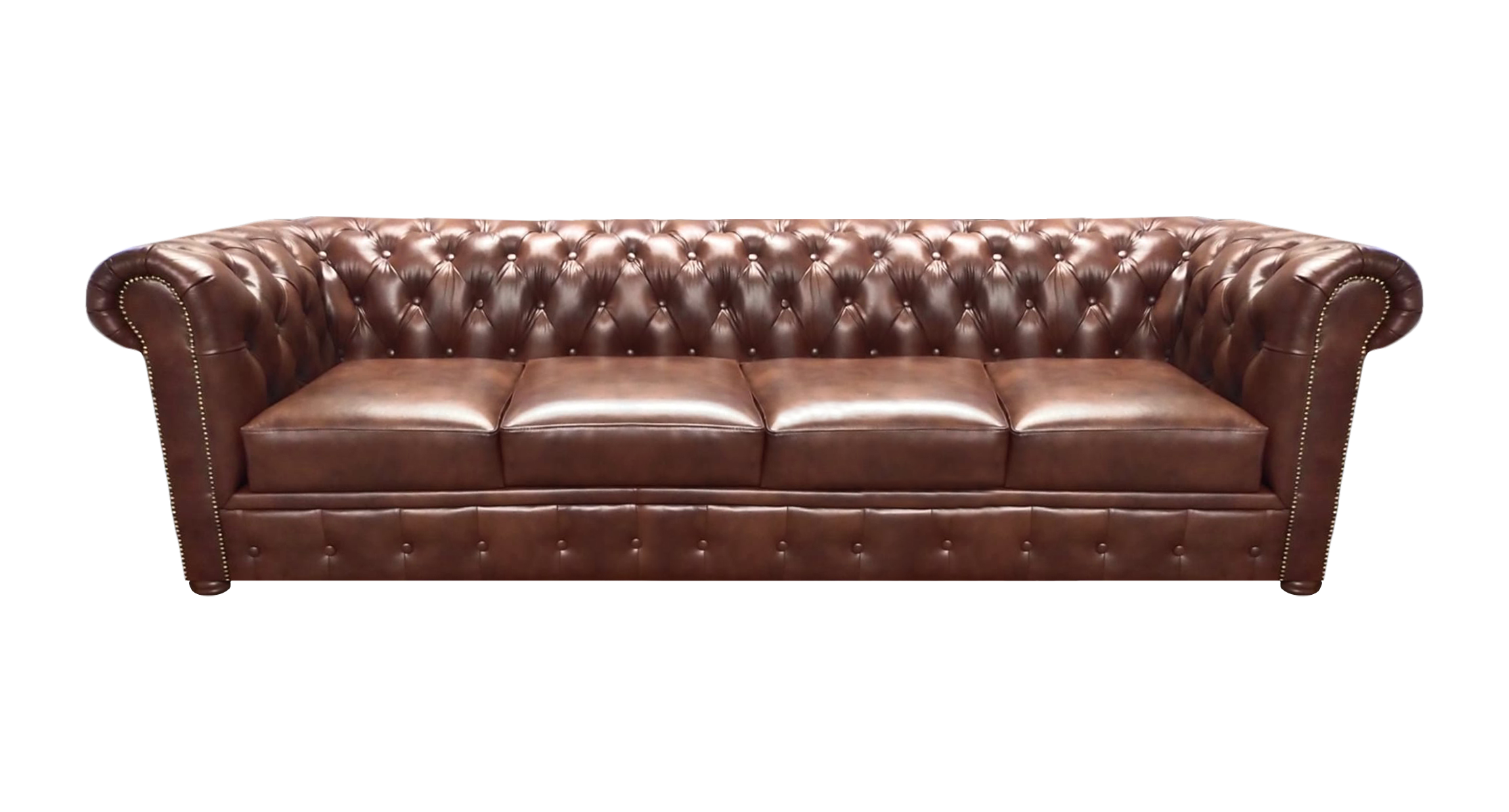 Wohnzimmer Sofa Viersitzer Couch Polstermöbel Ledersofa Chesterfield