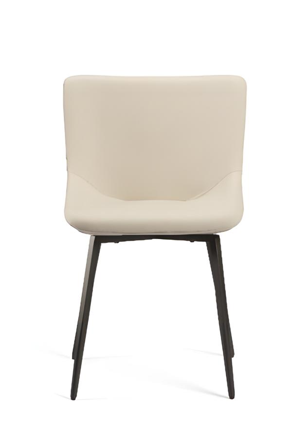 Stuhl Küchenstuhl Esszimmerstuhl ohne Armlehnen Beige Holz Möbel