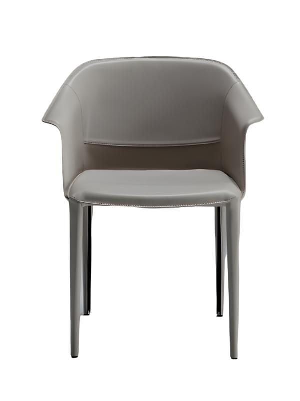 Stuhl mit Armlehne Esszimmerstuhl Holz Modern Esszimmer Beige Design