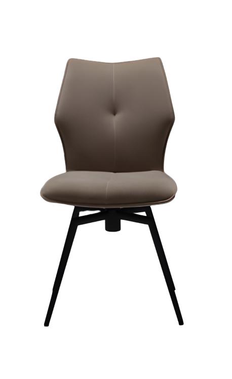 Stuhl Esszimmerstuhl Möbel Holz Moderner Braun Luxus Design Metallstuhl