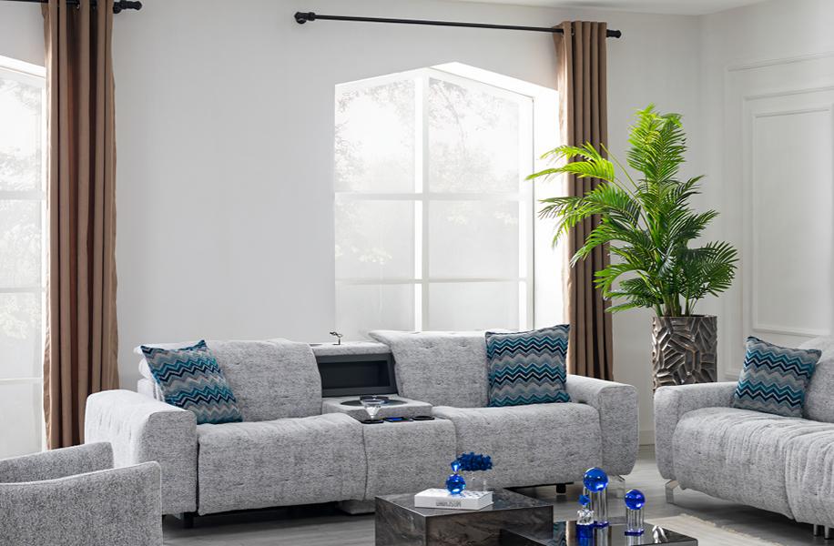 Dreisitzer Kino Sofa Relaxsofa Lounge Entertainment Theater Multimedia Couch