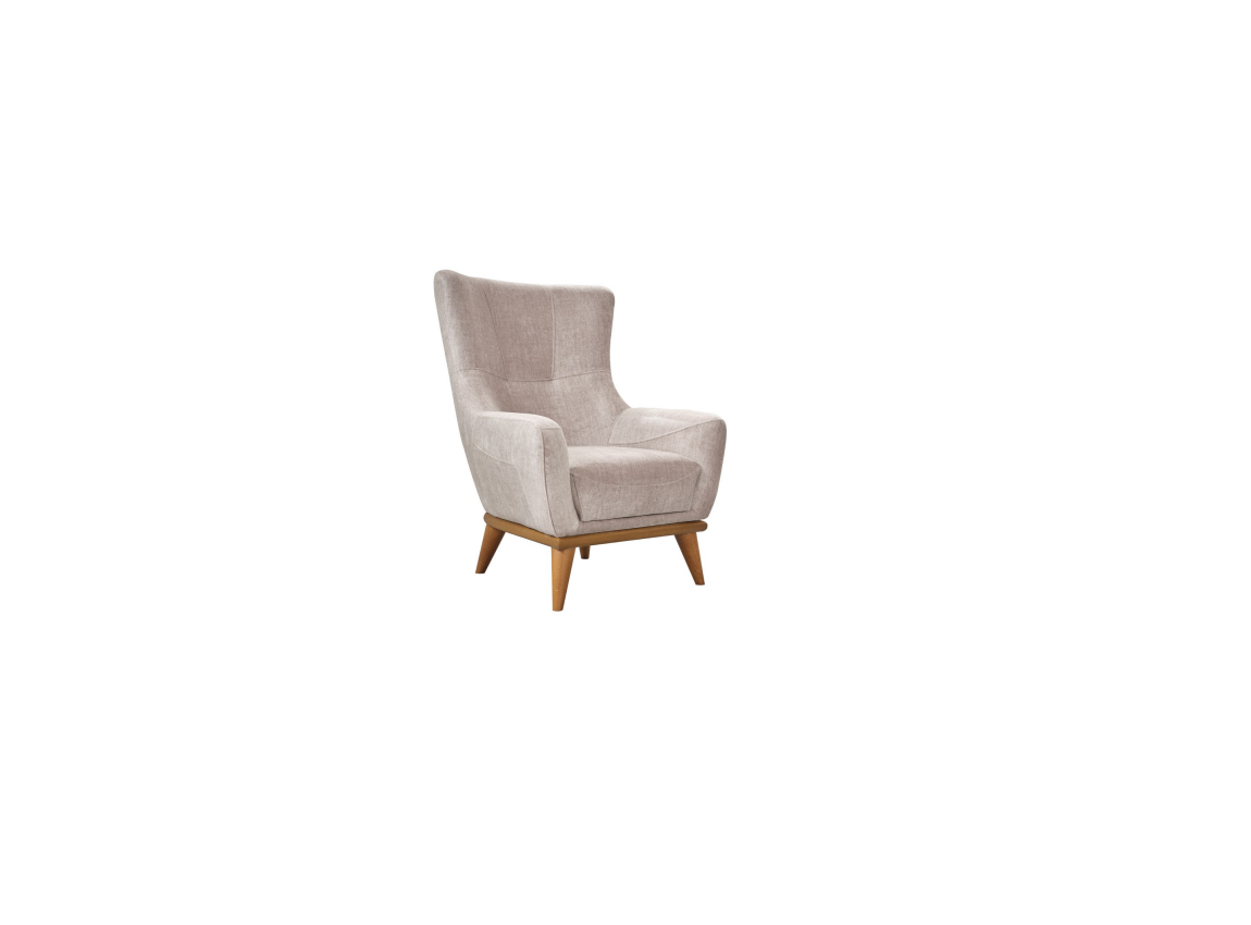 Wohnzimmer Sessel Design Couch Textil Polster Luxus Sitz Neu Beige