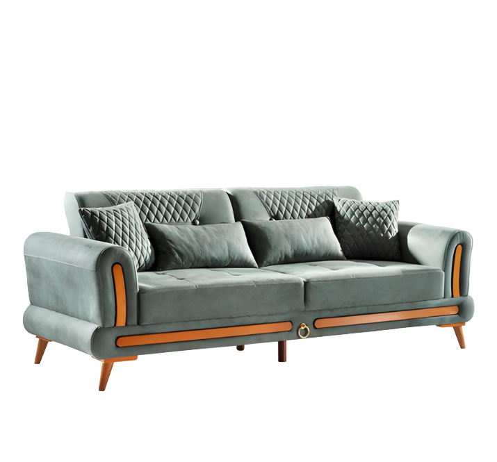 Sofa 3 Sitzer Ledersofa Couch Wohnlandschaft Garnitur Design Modern Sitz