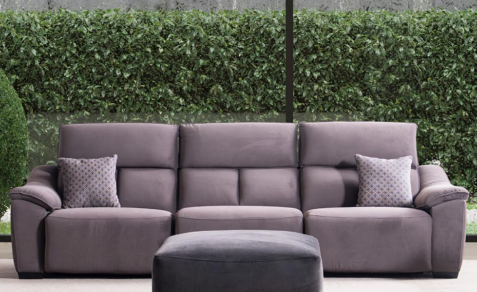 Luxus Sofa 3 Sitzer Sofas Sitz Stoff Design Möbel Stil Textil Neu Wohnzimmer