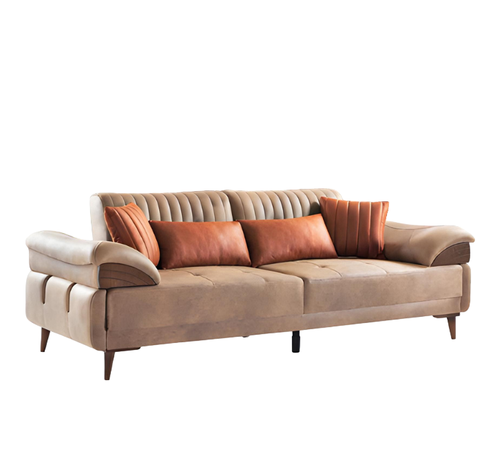 Sofa 3 Sitzer Ledersofa Couch Wohnlandschaft Garnitur Design Modern Sitz