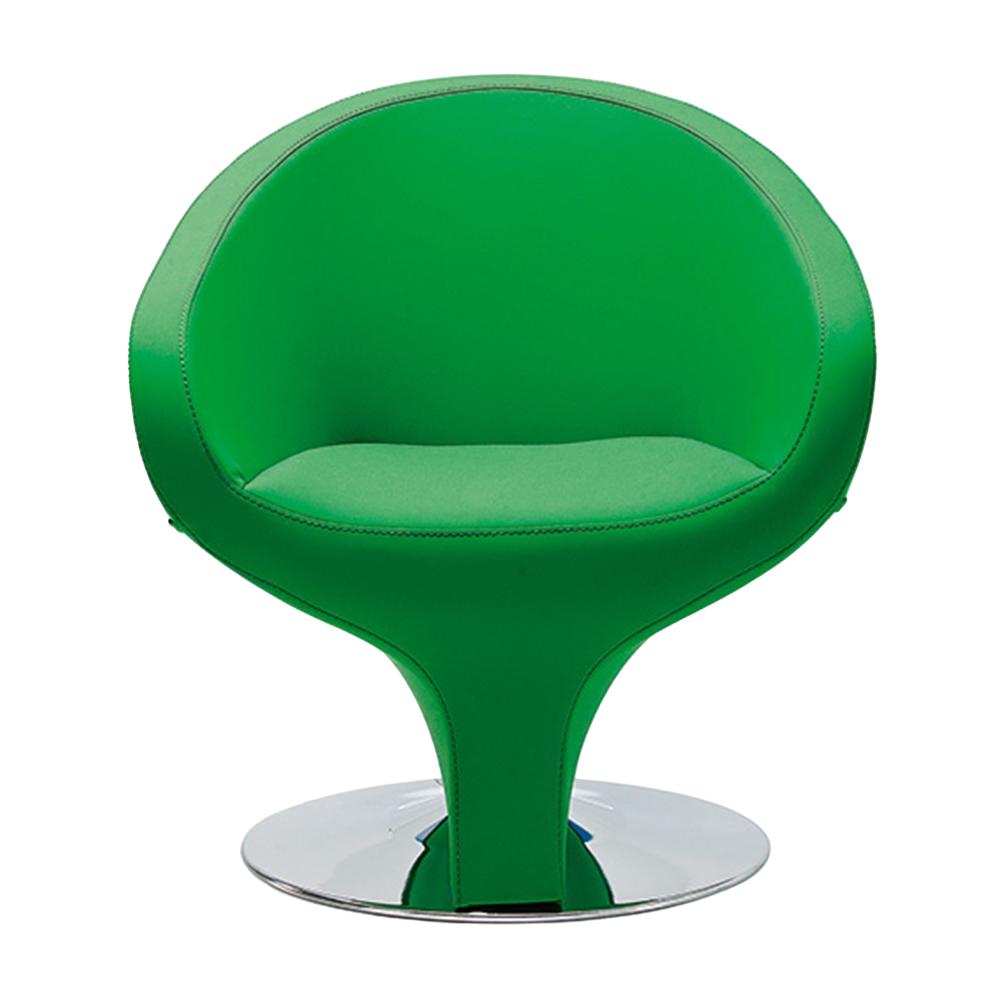 Sofa 1 Sitzer Sofas Leder Dreisitzer Sitz Polster Design Grün Modern