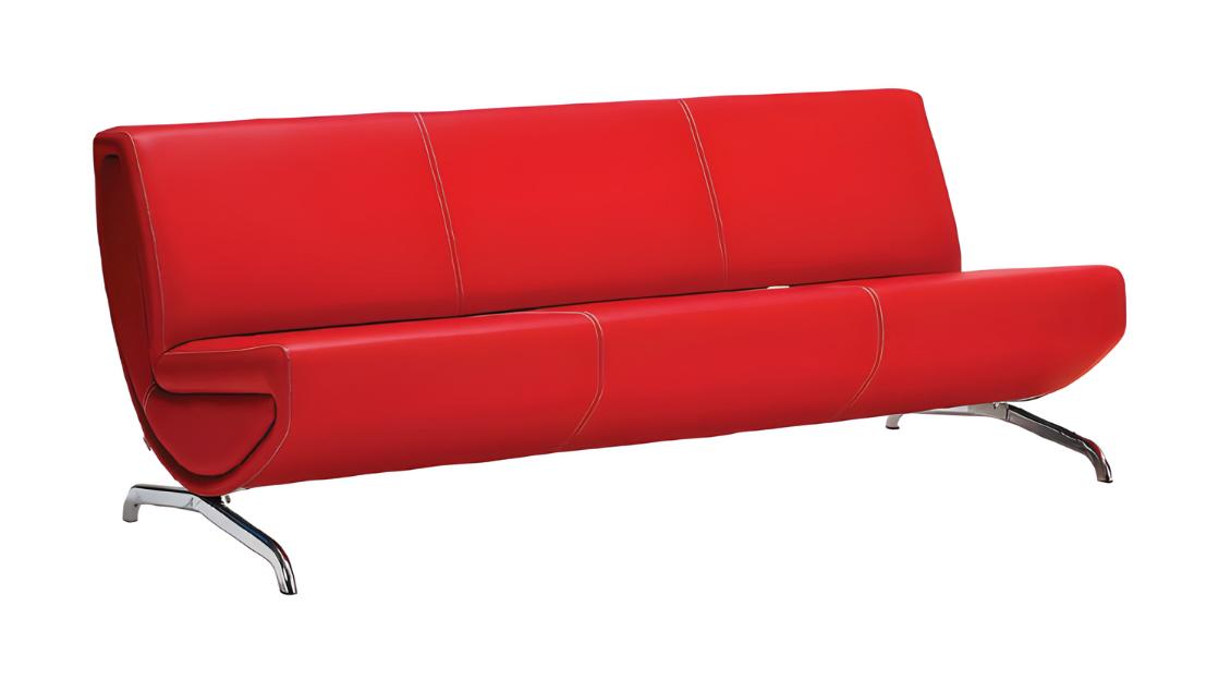 Sofa Design Sofas Couch Polster Leder Luxus Sofa 3 Sitzer Textil Büromöbel Leder