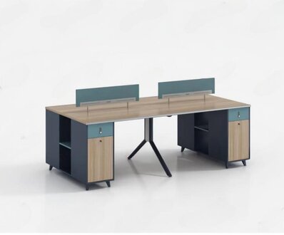 Schreibtisch Teambürotisch Tisch Co Working Gemeinschaftsschreibtisch 4 Personen