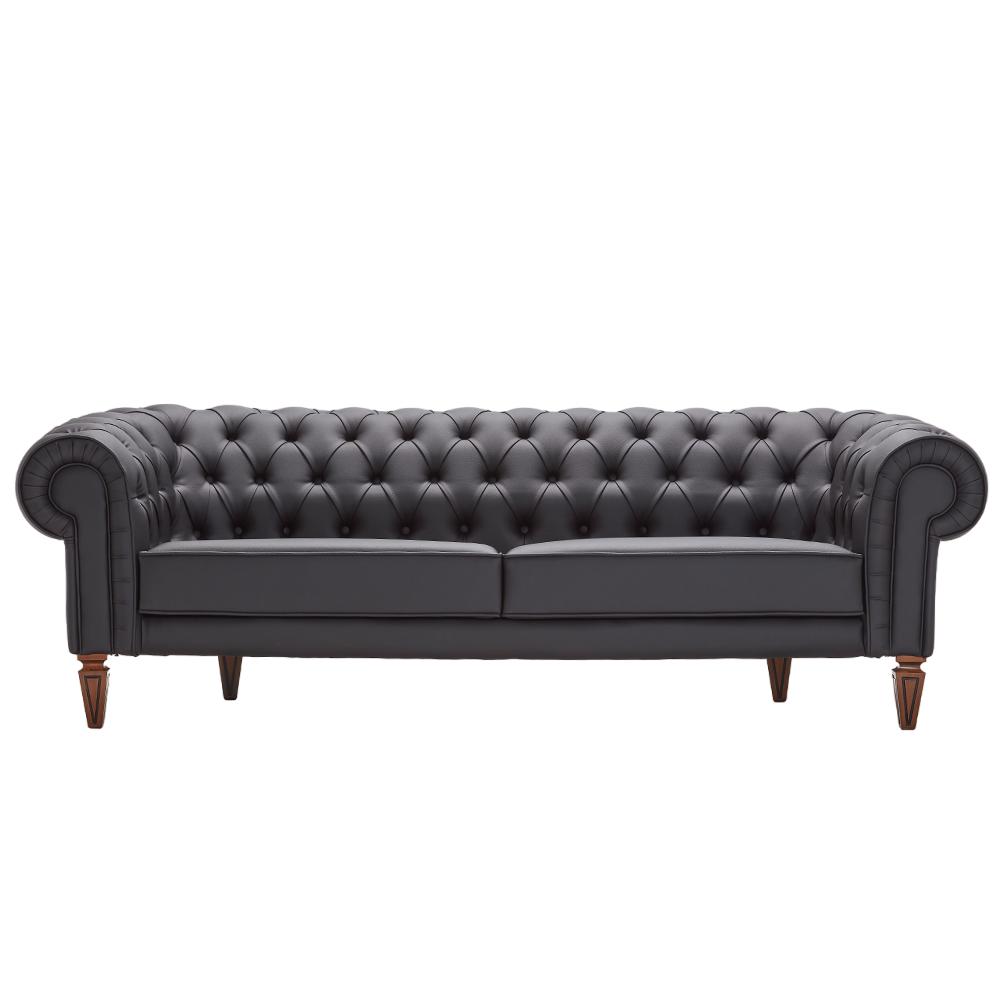 Sofa 2 Sitzer Chesterfield Leder Sofa Polster Sofas Design Luxus Couch Sofas