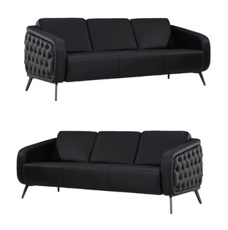 3 Sitzer Sofa Couch design Wohnzimmer Polster Sitz Garnitur Leder