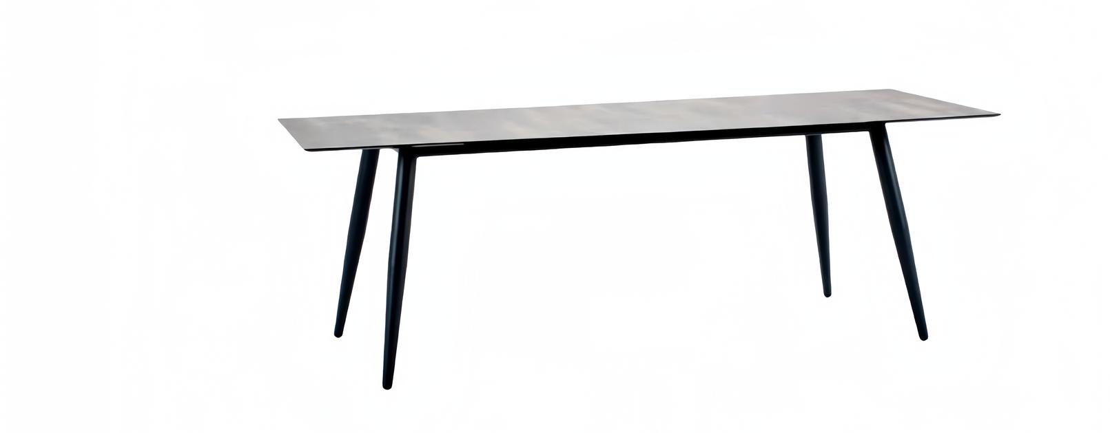 Esstisch Rechteckig Luxus Moderner Grau Rattan Design Kaffeetisch Terrasse