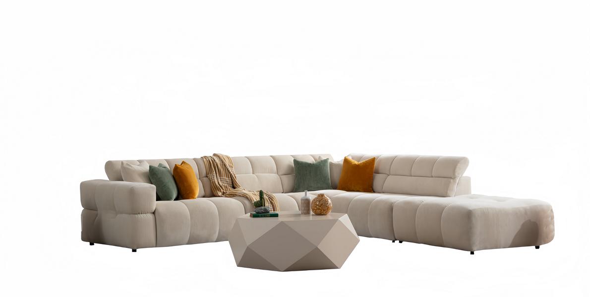 Lounge Ecksofa Eckcouch Polsterecke Design Sofa Couch Garnitur Wohnlandschaft