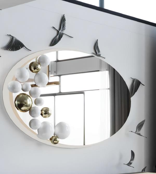 Wandspiegel Spiegel Rahmenspiegel Luxus Schlagen Spieglein 200 x 130 cm Neu